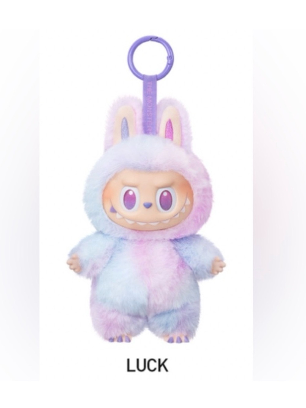 Pop Mart Plush Labubu The Monsters Keychain 'Luck'